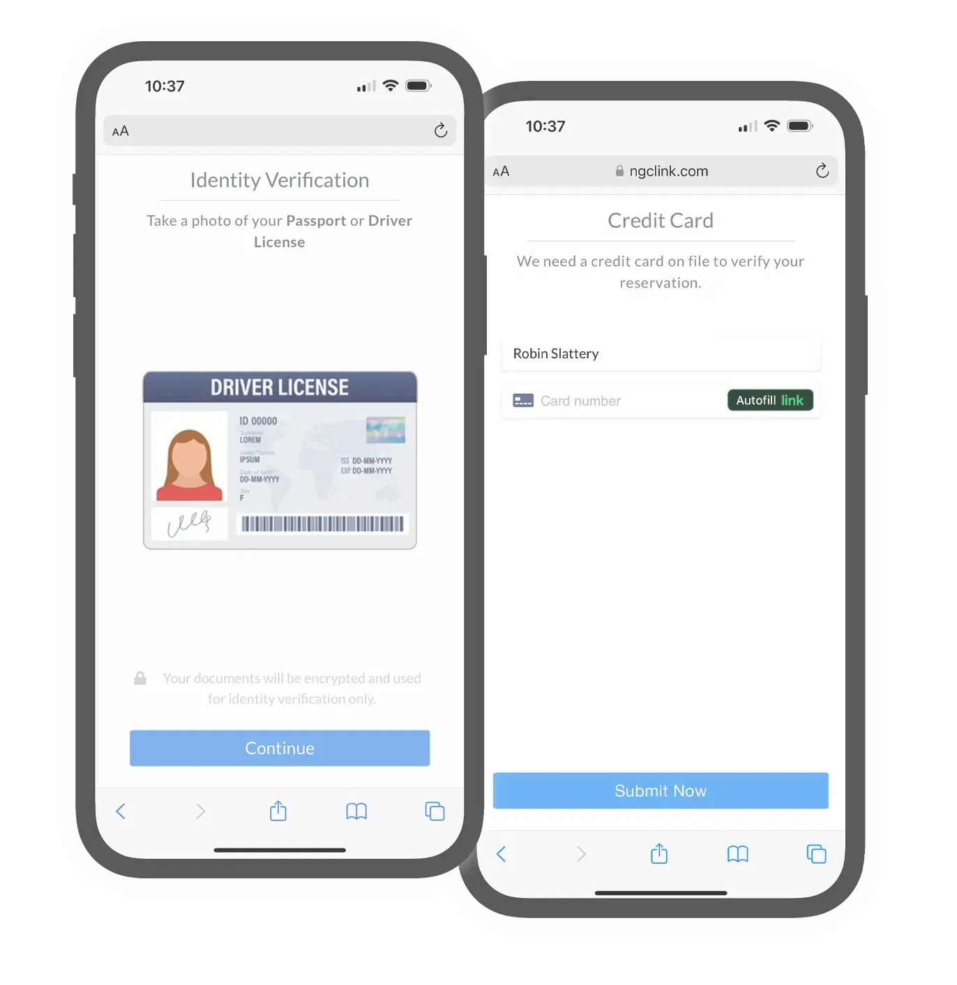 Phone Credit cards